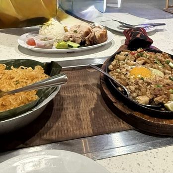 Tambayan - Ordered the Sisig, Palabok, lumpia, and lechon - Filipino Near Me - Mesa, Arizona Tambayan - Ordered the Sisig, Palabok, lumpia, and lechon - Filipino Near Me - Mesa, Arizona