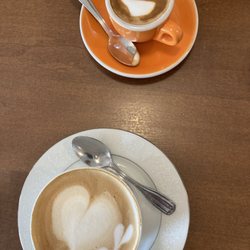 Cappuccino and macchiato