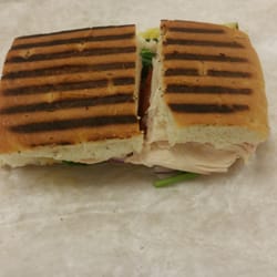 Rebecca's Cafe - My poorly cut expensive chicken sandwich