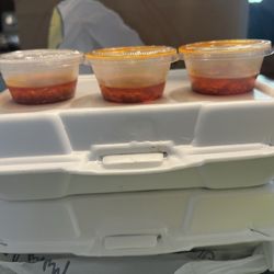 A Taste of China - That's how full the sauce are .