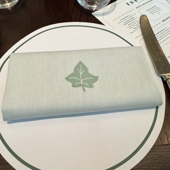 The Ivy - The place setting when you arrive is so prim and proper. - Breakfast & Brunch Near Me - London, XGL