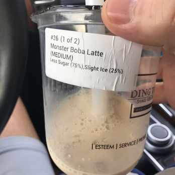 Ding Tea - Monster boba latte - Coffee & Tea Near Me - Katy, Texas