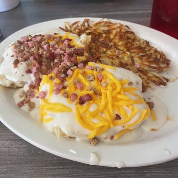 Granny’s Kitchen - Half order Half Pig Biscuit - Breakfast & Brunch Near Me - Oklahoma City, Oklahoma