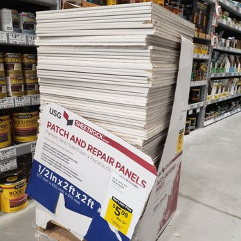 Lowe's Home Improvement - Why buy a full sheet when you don't need one?! They have these patches. - Hardware Stores Near Me - St Augustine, Florida