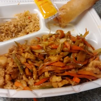 Cafe Asia - Chicken with garlic sauce. - Sushi Bars Near Me - Roanoke, Virginia