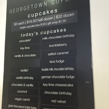 Georgetown Cupcake - Menu - Bakeries Near Me - Bethesda, Maryland Georgetown Cupcake - Menu - Bakeries Near Me - Bethesda, Maryland
