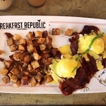 Breakfast Republic - Jurassic Pork with potatoes! - Breakfast & Brunch Near Me - San Diego, California Breakfast Republic - Jurassic Pork with potatoes! - Breakfast & Brunch Near Me - San Diego, California