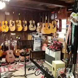 The Music Mill - A few of the many guitars we offer. Authorized dealer for Blueridge and Larrivee Guitars.