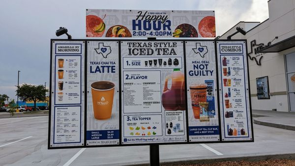 Menu photo 1 HTeaO Del Rio, TX