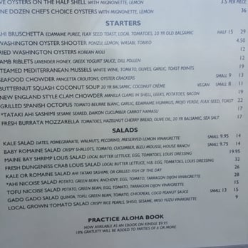 Honu Oceanside - Lunch menu at Honu Seafood & Pizza - Seafood Near Me - Lahaina, Hawaii Honu Oceanside - Lunch menu at Honu Seafood & Pizza - Seafood Near Me - Lahaina, Hawaii