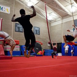 YMCA Woodmont Gymnastics Center - The DMV trickers and gymnasts showing off. :)