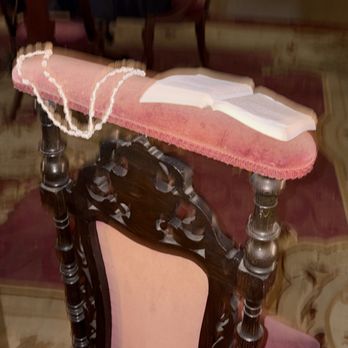Destrehan Plantation - Bible and a rosary. - Landmarks & Historical Buildings Near Me - Destrehan, Louisiana