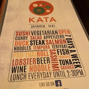 Kata - Menu - Sushi Bars Near Me - Vero Beach, Florida Kata - Menu - Sushi Bars Near Me - Vero Beach, Florida