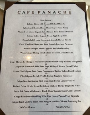 Menu photo 5 Cafe Panache Ramsey, NJ