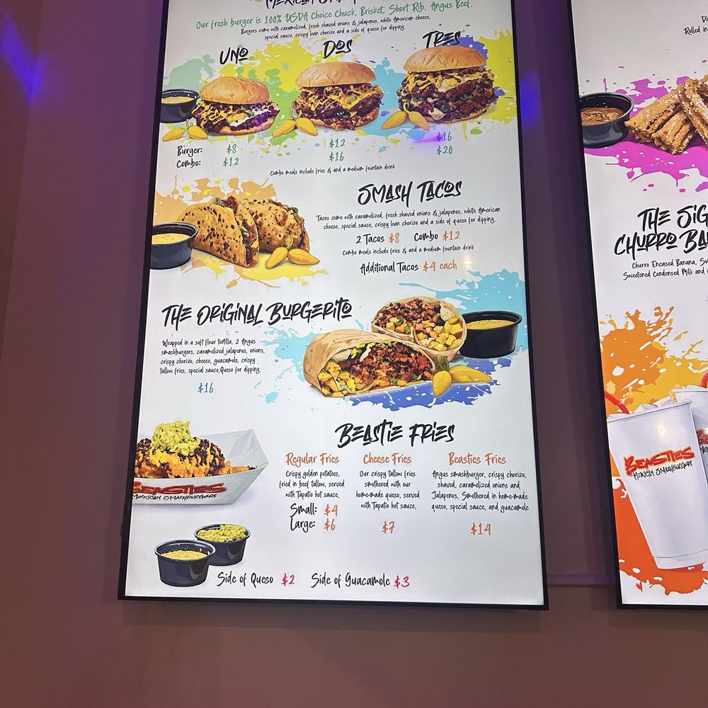 Beasties - Menu 2/2 as of 10/2025 - Mexican Near Me - Long Beach, California Beasties - Menu 2/2 as of 10/2025 - Mexican Near Me - Long Beach, California