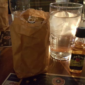 Culinary Dropout - Mystery beer in a bag & a shot - New American Near Me - Phoenix, Arizona