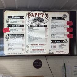 Pappy’s Grocery - Full menu