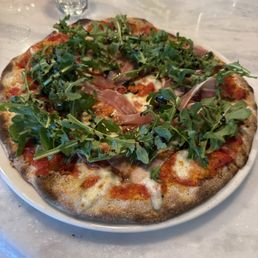 Prosciutto and Arugula Pizza