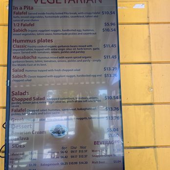 Falafel Stop - Menu May 2026 - Falafel Near Me - Sunnyvale, California