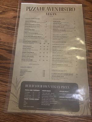 Menu photo 5 Pizza Heaven Bistro Phoenix, AZ