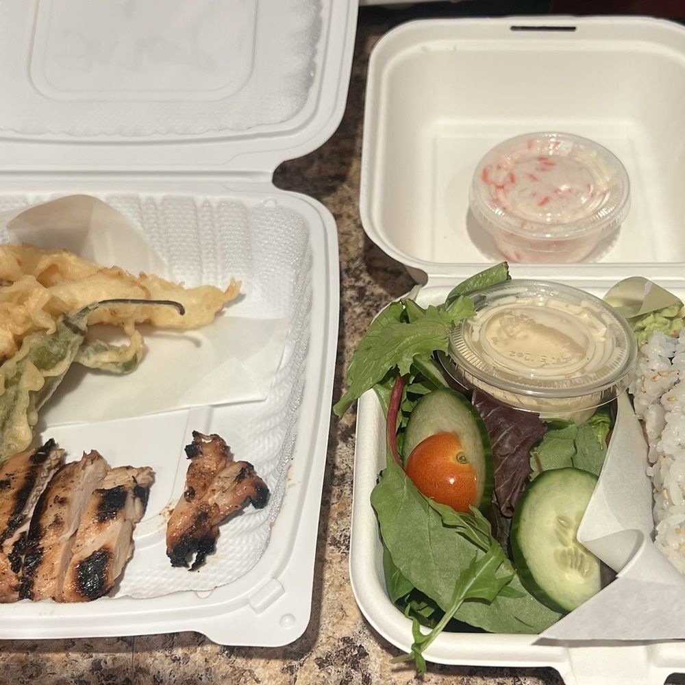 $24 Hannya Bento Box w/ sm side of crab. $24 Hannya Bento Box w/ sm side of crab.