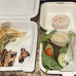 $24 Hannya Bento Box w/ sm side of crab.