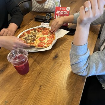 MOD Pizza - Drinks and pizza table size - Fast Food Near Me - New Braunfels, Texas MOD Pizza - Drinks and pizza table size - Fast Food Near Me - New Braunfels, Texas