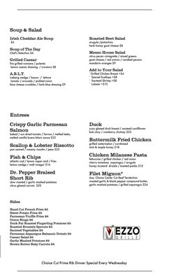 Menu photo 3 Mezzo Grille Middletown, CT