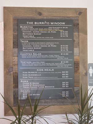 Menu photo 1 The Burrito Window Kings Beach, CA Menu photo 1 The Burrito Window Kings Beach, CA