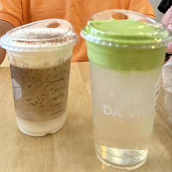 Da Vien Coffee - Salted coffee and matcha coconut - Desserts Near Me - Westminster, California
