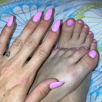 Mimi Nails - Pedi and acrylic set - Nail Salons Near Me - Castro Valley, California