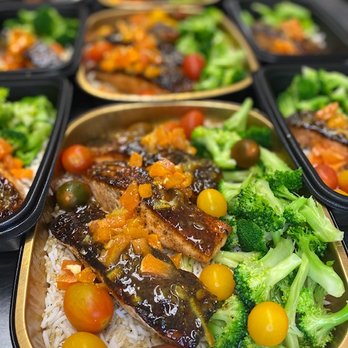 Chef Mario's - Orange Glazed Salmon is light and bright - Personal Chefs Near Me - Raleigh, North Carolina
