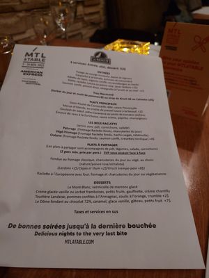 Menu photo 2 La Raclette Montreal, QC