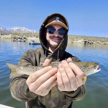 Sierra Drifters Guide Service - Steven with a brown - Fishing Near Me Sierra Drifters Guide Service - Steven with a brown - Fishing Near Me