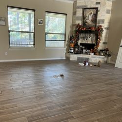 Rojas Family Tile - Floors while in completion