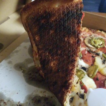 Porky's Pizza - My burnt pizza - Pizza Near Me - Corona, California