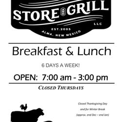Alma Store - Alma Grill 2021 Menu