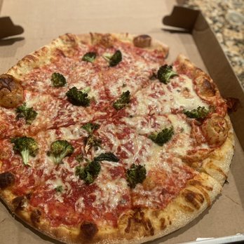 Revival Pizza Pub - Cheese pizza with broccoli - Pizza Near Me - Chester Springs, Pennsylvania Revival Pizza Pub - Cheese pizza with broccoli - Pizza Near Me - Chester Springs, Pennsylvania