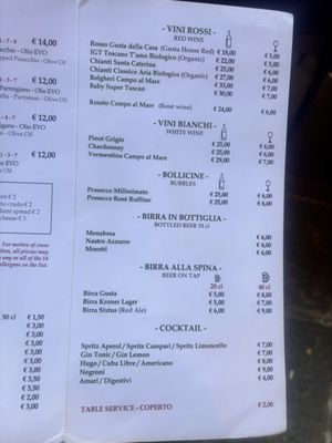 Menu photo 1 Gusta Pizza Florence, FI