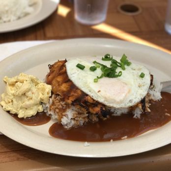 Aloha Mixed Plate - Loco moco! Delicious Hawaiian comfort food... - Hawaiian Near Me - Lahaina, Hawaii