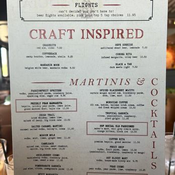 Hop Social Grill - Menu - American Near Me - Chandler, Arizona Hop Social Grill - Menu - American Near Me - Chandler, Arizona