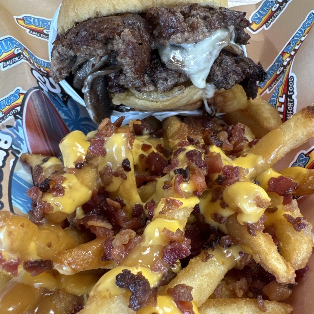 Surf Dawgs Grill - Key Largo with upgraded disco fries - Food Trucks Near Me - Surfside Beach, South Carolina