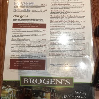 Brogen's South - Menu - American Near Me - Saint Simons Island, Georgia Brogen's South - Menu - American Near Me - Saint Simons Island, Georgia