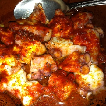 Cafe Riazor - Pulpo a la Gallega- Octopus in olive oil and paprika - Spanish Near Me - New York, New York