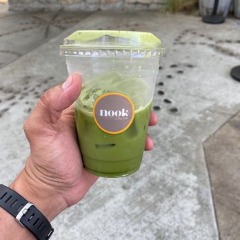 Nook Coffee Bar - Lavender matcha latte - Coffee & Tea Near Me - Costa Mesa, California