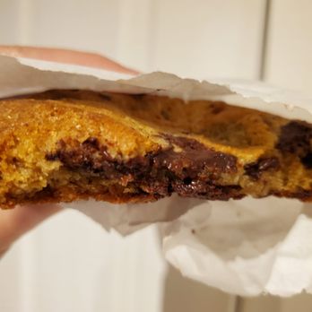 Le Gourmand - The ever so popular chocolate chip cookie! Apparently I missed out on the walnut one! Guess I'm going to have fk go back! - Coffee & Tea Near Me - Toronto, Ontario Le Gourmand - The ever so popular chocolate chip cookie! Apparently I missed out on the walnut one! Guess I'm going to have fk go back! - Coffee & Tea Near Me - Toronto, Ontario