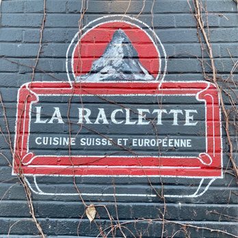 La Raclette - Signage - Fondue Near Me - Montreal, Quebec