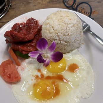 Guieb Cafe - Longdilog eggs soft - New American Near Me - Aiea, Hawaii