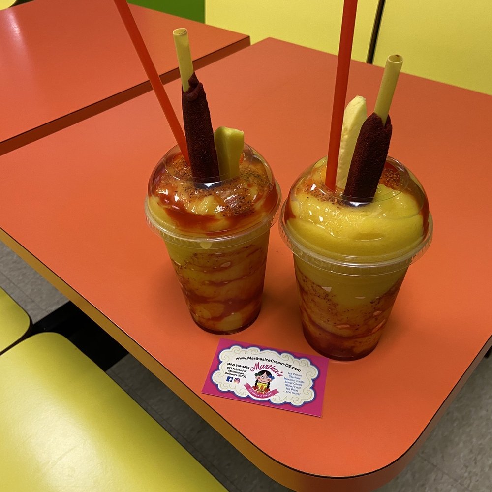 Martha's Ice Cream - two cups of ice cream on a table - Ice Cream & Frozen Yogurt Near Me - Middletown, Delaware Martha's Ice Cream - two cups of ice cream on a table - Ice Cream & Frozen Yogurt Near Me - Middletown, Delaware