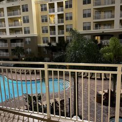 Vacation Village at Parkway - The balcony view is beautiful overlooking the pools